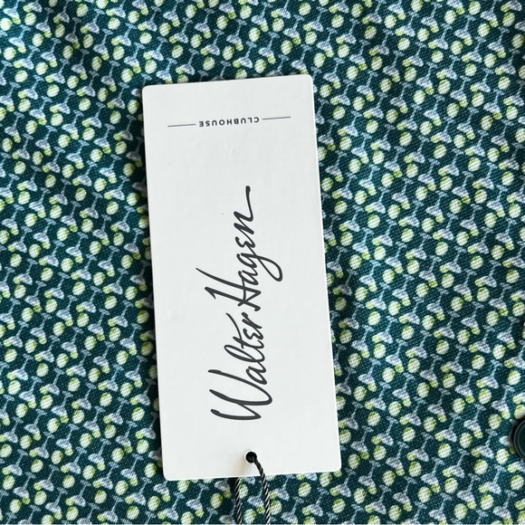 Walter Hagen Men’s Clubhouse Performance 19th Hole Golf Shirt Polo Green New - Picture 11 of 11